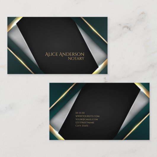 Carte de visite (Devant / Derrière)