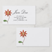 Carte de visite (Devant / Derrière)