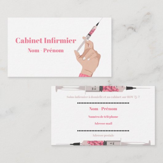 Carte de visite (Devant / Derrière)