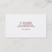 carte de visite (Dos)