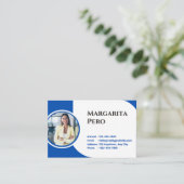 Carte de visite (Debout devant)