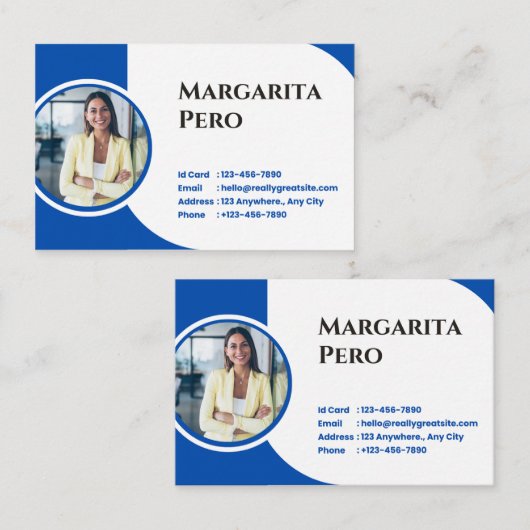 Carte de visite (Devant / Derrière)