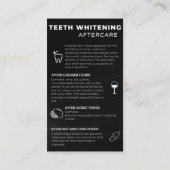 Carte de visite (Dos)