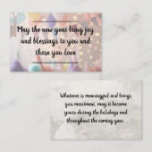 Carte de visite (Devant / Derrière)