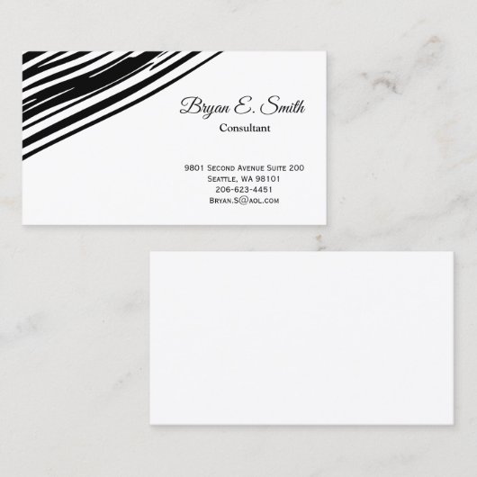 Carte de visite (Devant / Derrière)