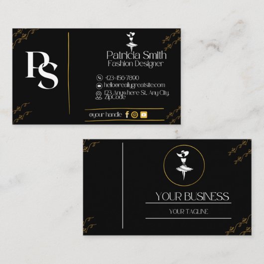 Carte de visite (Devant / Derrière)