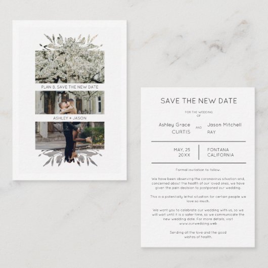 Carte de visite (Devant / Derrière)