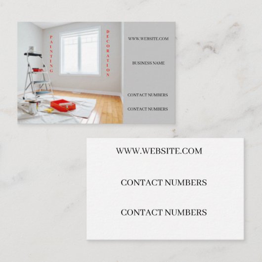 Carte de visite (Devant / Derrière)