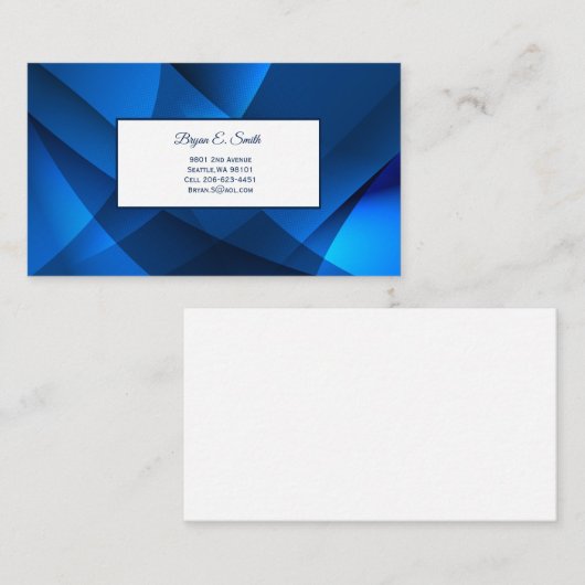 Carte de visite (Devant / Derrière)