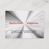 carte de visite (Dos)