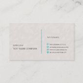 Carte de visite (Dos)