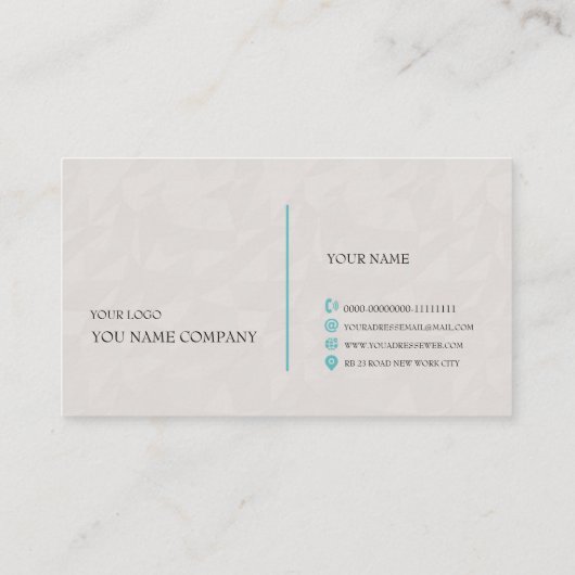 Carte de visite (Dos)