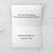 Carte de visite (Intérieur)