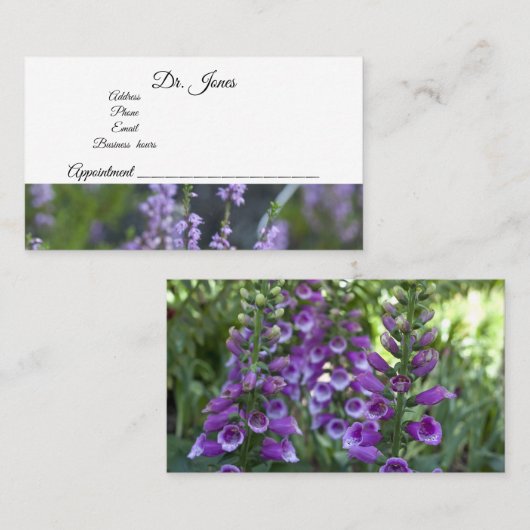 Carte de visite (Devant / Derrière)