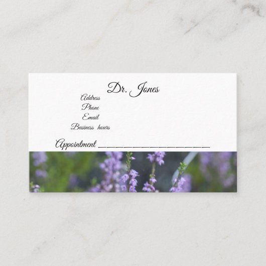 Carte de visite (Devant)