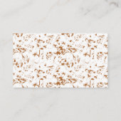 Carte de visite (Dos)