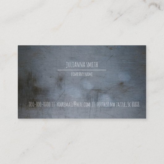 Carte de visite (Dos)