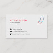 Carte de visite (Dos)