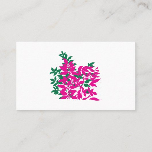 Carte de visite (Dos)