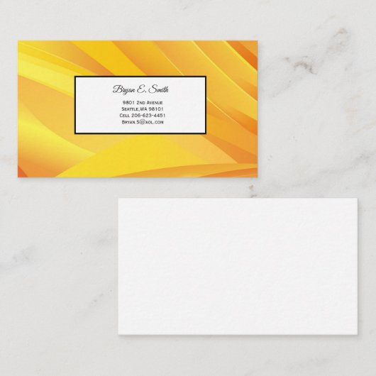 Carte de visite (Devant / Derrière)