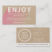 Carte de visite (Devant / Derrière)