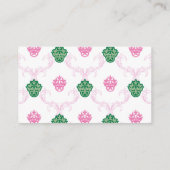 Carte de visite (Dos)