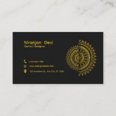 Carte de visite (Dos)