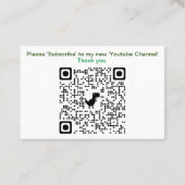 Carte de visite (Dos)