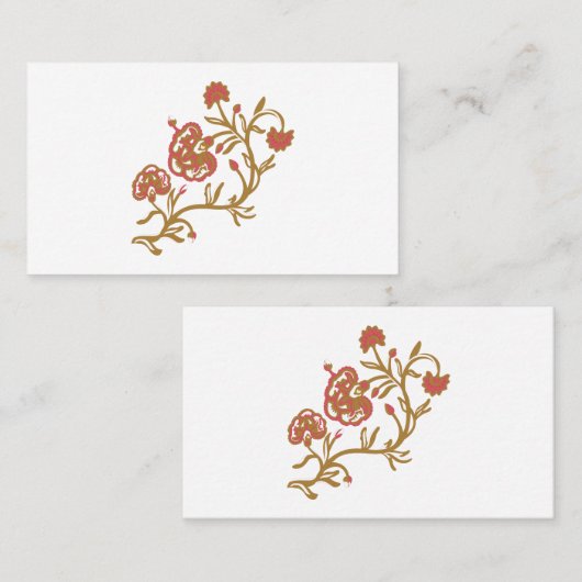 Carte de visite (Devant / Derrière)