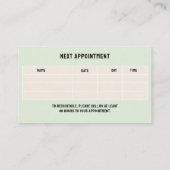 Carte de visite (Dos)