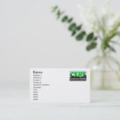 Carte de visite (Debout devant)