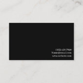 Carte de visite (Dos)