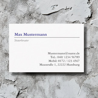 Carte de visite