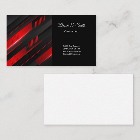 Carte de visite (Devant / Derrière)