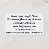 Carte de visite (Dos)