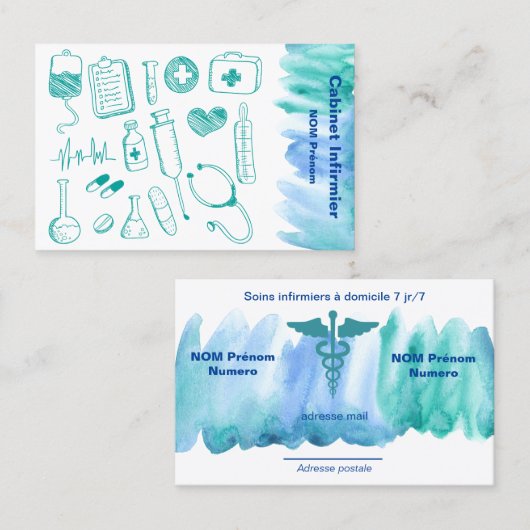 Carte de visite (Devant / Derrière)