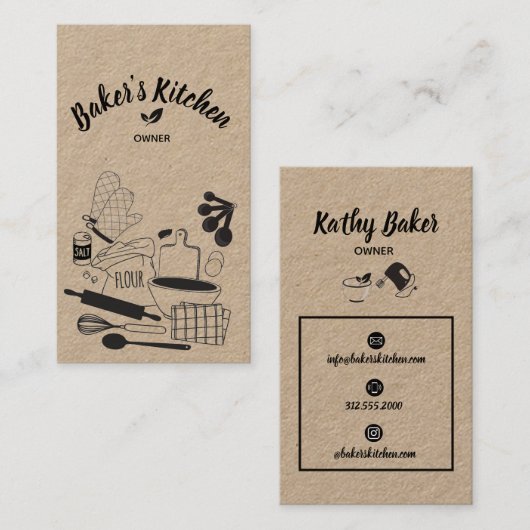 carte de visite (Devant / Derrière)