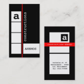 carte de visite (Devant / Derrière)