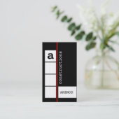 carte de visite (Debout devant)