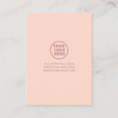 Carte de visite (Dos)