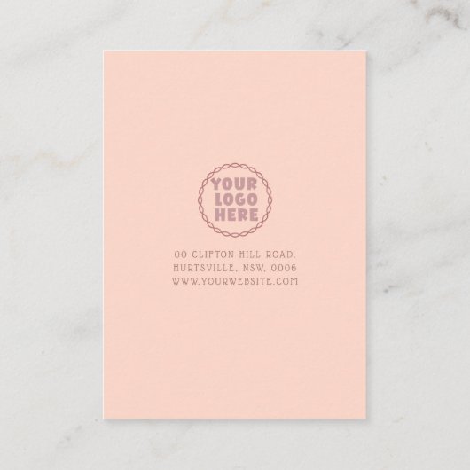 Carte de visite (Dos)