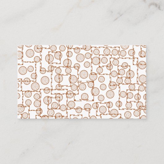 Carte de visite (Dos)