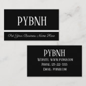 Carte de visite (Devant / Derrière)