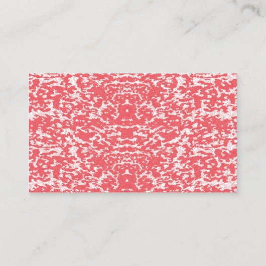 Carte de visite (Dos)