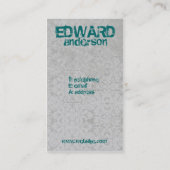 Carte de visite (Dos)