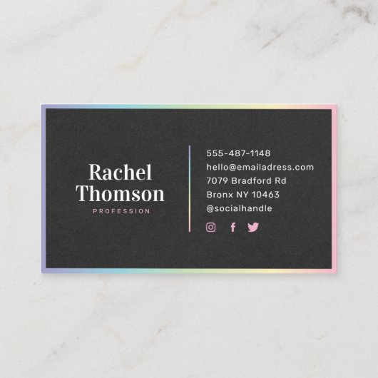 Carte de visite  (Dos)