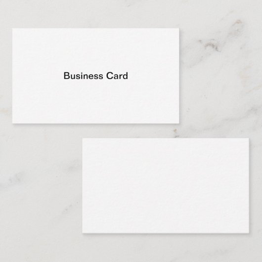 Carte de visite (Devant / Derrière)