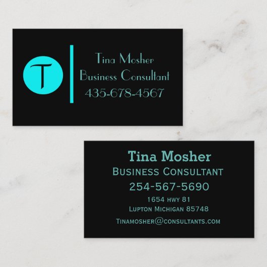 Carte de visite (Devant / Derrière)