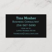 Carte de visite (Dos)