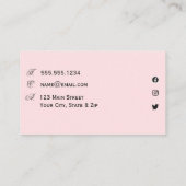 Carte de visite (Dos)